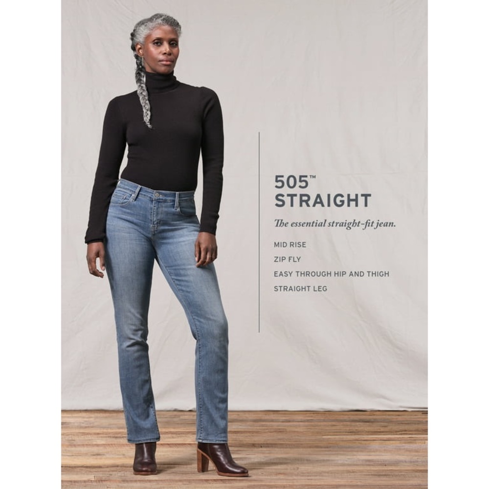 Levi’s 505 straight leg jeans!
